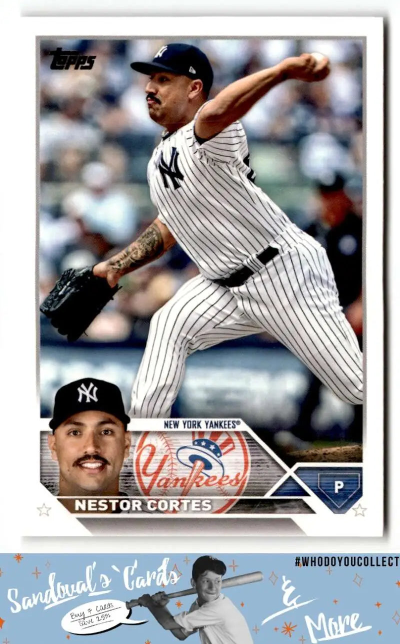 2023 Topps #143 Nestor Cortes EX/NM ID:50182
