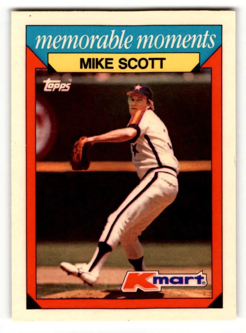 1988 Topps Kmart Memorable Moments #26 Mike Scott NM ID:50252