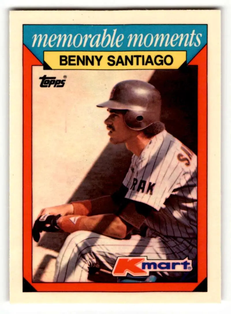 1988 Topps Kmart Memorable Moments #24 Benny Santiago NM ID:50261