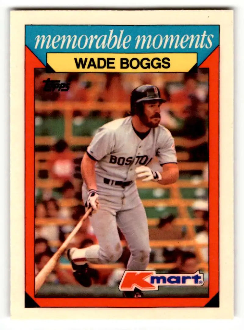 1988 Topps Kmart Memorable Moments #2 Wade Boggs NM ID:50262