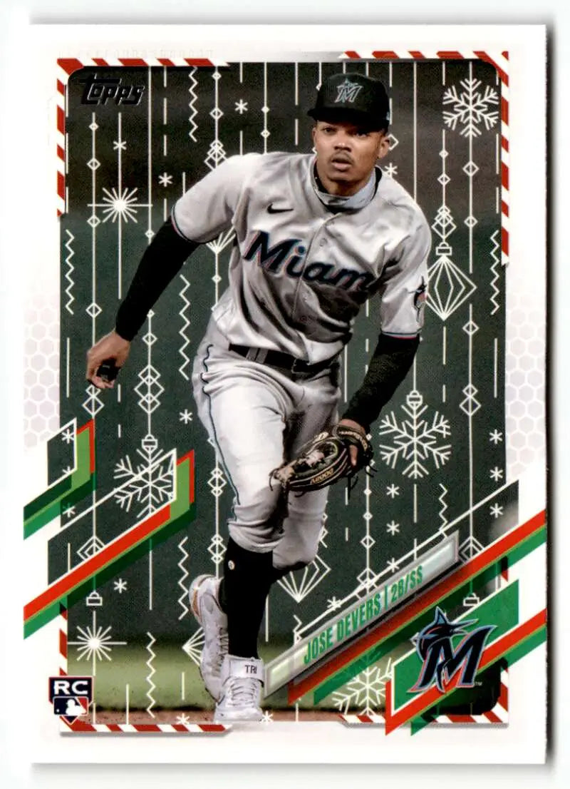 2021 Topps Holiday #HW116 Jose Devers NrMt-Mt ID:50303