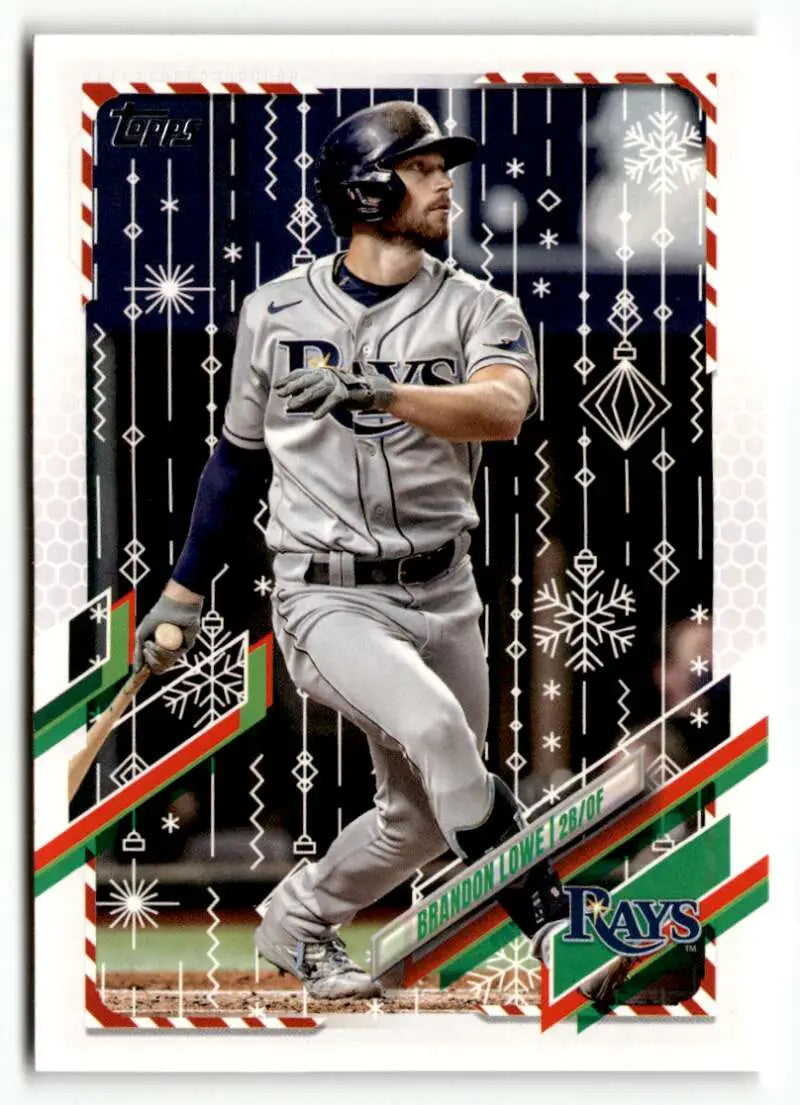 2021 Topps Holiday #HW39 Brandon Lowe NrMt-Mt ID:50324