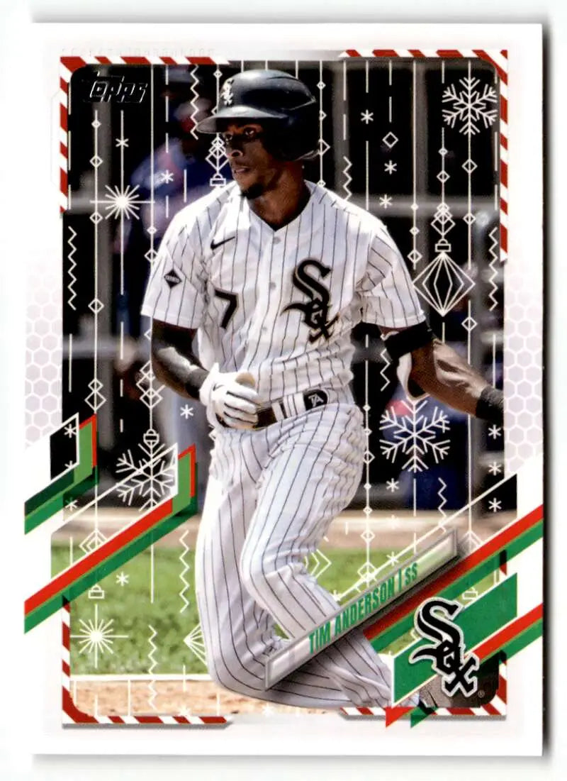 2021 Topps Holiday #HW170 Tim Anderson NrMt-Mt ID:50346