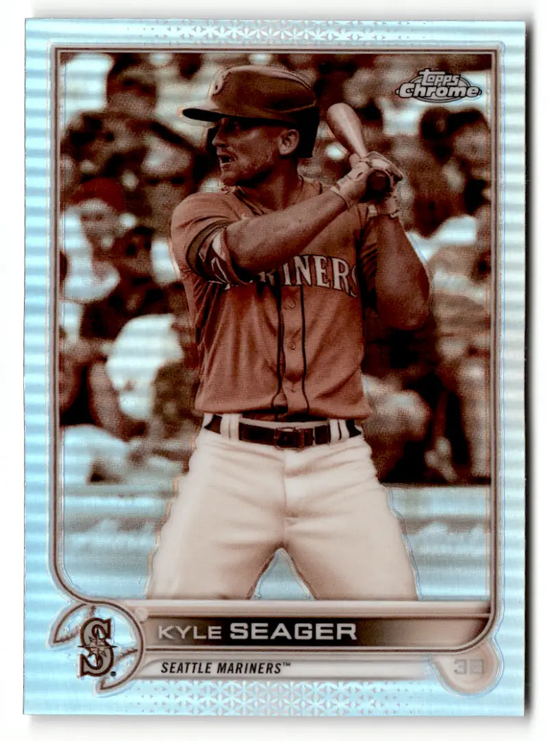2022 Topps Chrome Refractor Sepia #131 Kyle Seager NM-MT Mariners ID:50830
