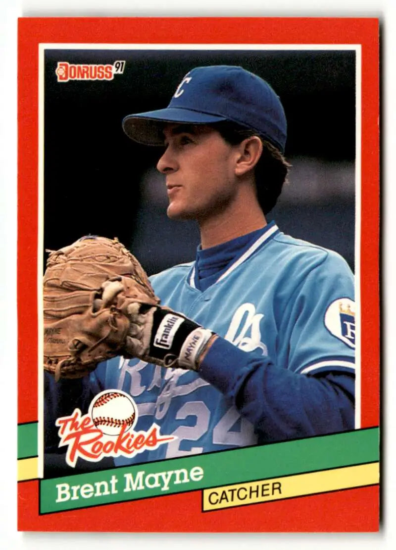 1991 Donruss The Rookies #43 Brent Mayne NrMt-Mt ID:50940