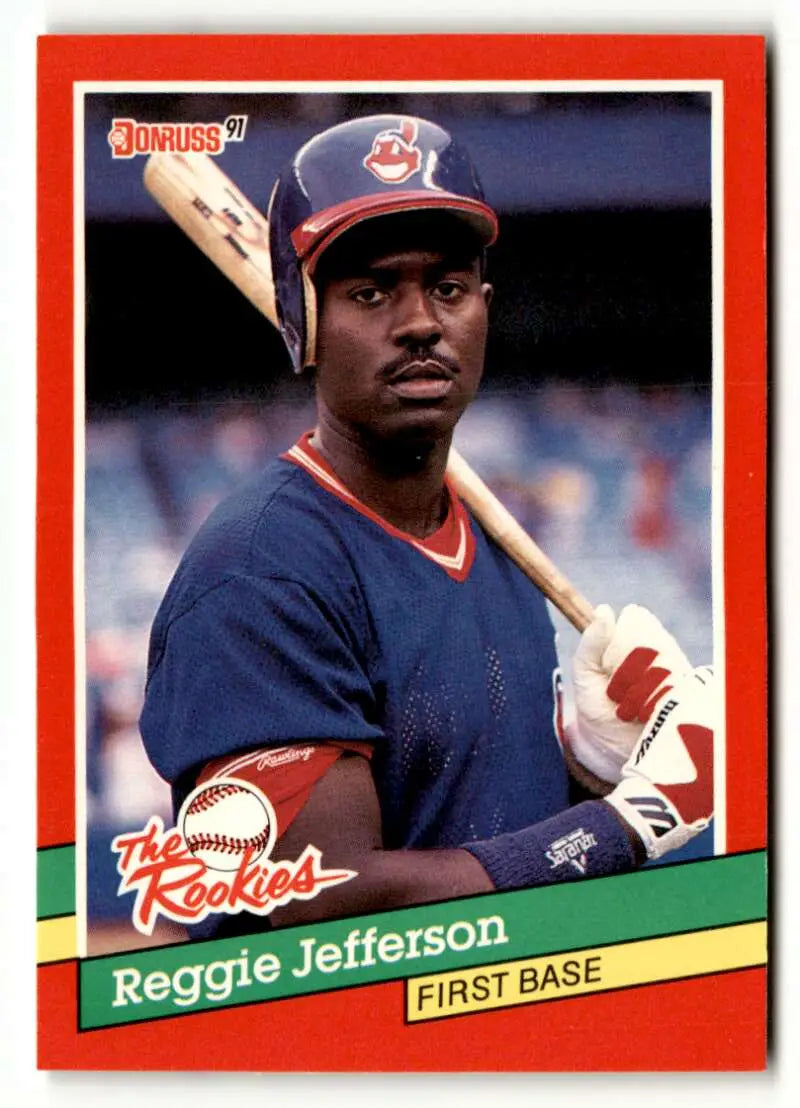 1991 Donruss The Rookies #55 Reggie Jefferson NrMt-Mt ID:50952