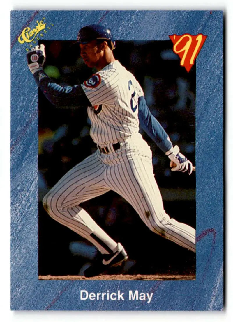 1991 Classic I #T28 Derrick May NrMt-Mt ID:50982