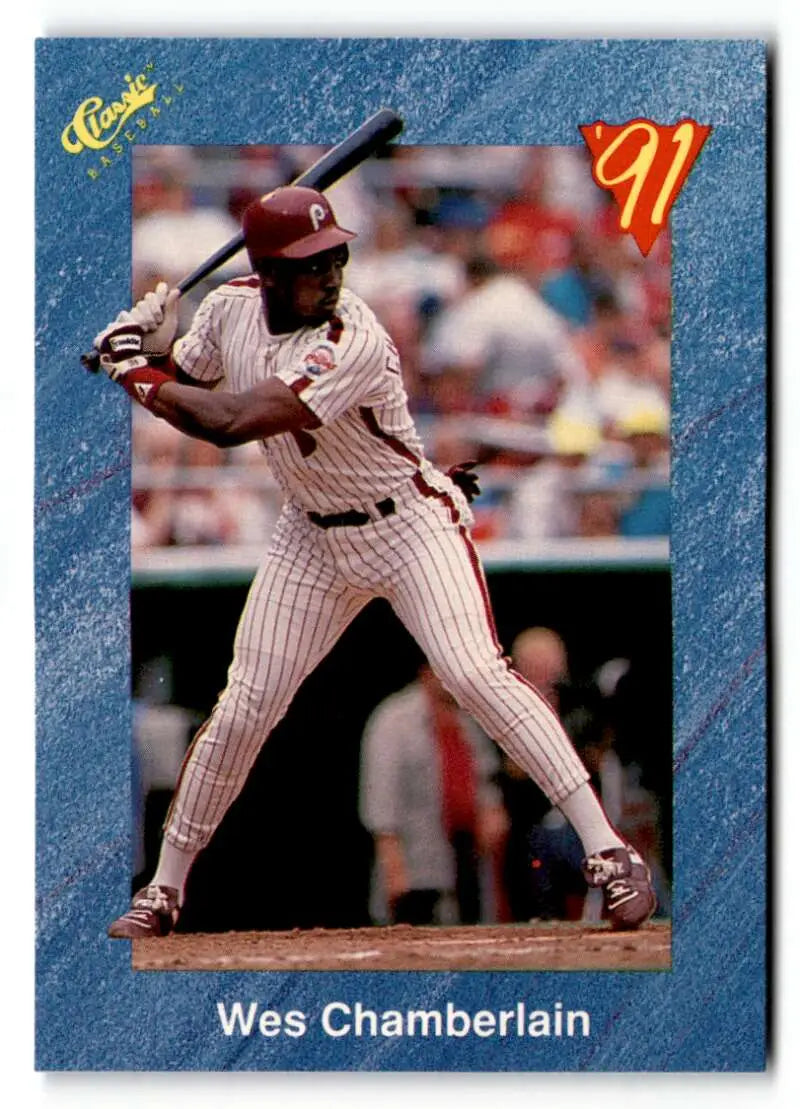 1991 Classic I #T80 Wes Chamberlain NrMt-Mt ID:50997
