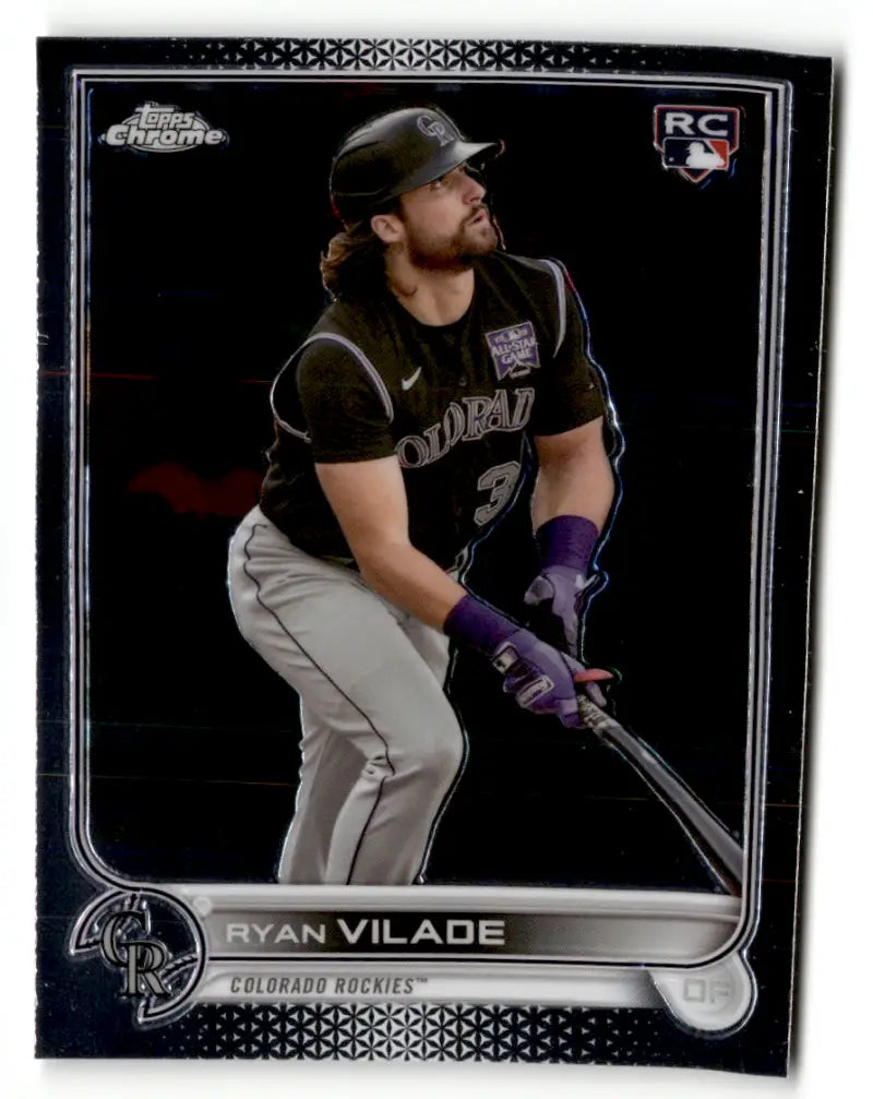 2022 Topps Chrome Sonic Edition #85 Ryan Vilade NM-MT RC Rookie Rockies ID:51110