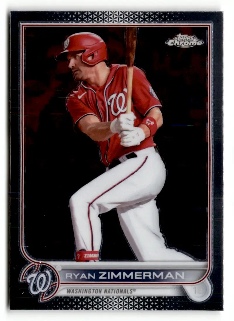 2022 Topps Chrome Sonic Edition #108 Ryan Zimmerman NM-MT Nationals ID:51131