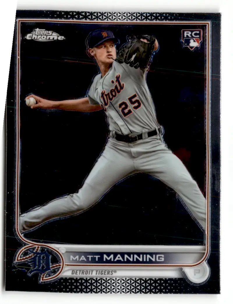 2022 Topps Chrome Sonic Edition #57 Matt Manning NM-MT RC Rookie Tigers ID:51580
