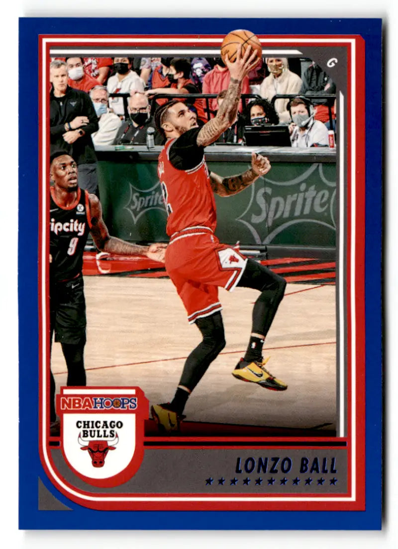 2022-23 Panini NBA Hoops Blue #76 Lonzo Ball NM-MT Bulls ID:51852