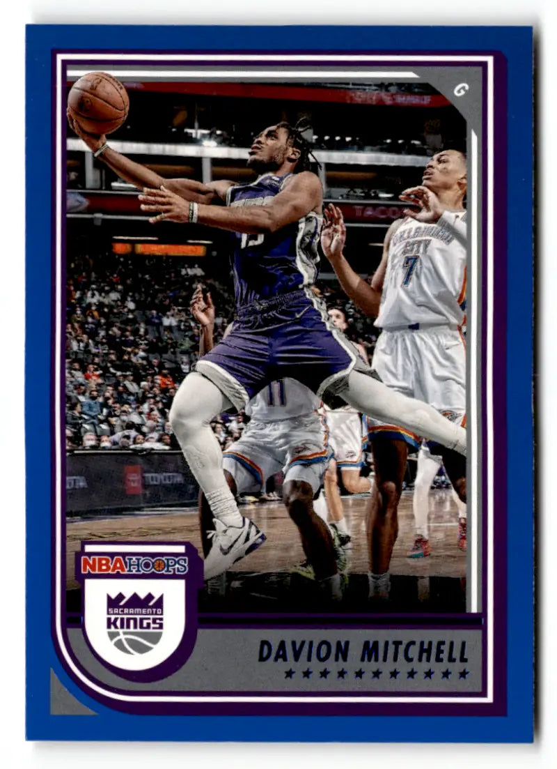 2022-23 Panini NBA Hoops Blue #160 Davion Mitchell NM-MT Sac Kings ID:51862
