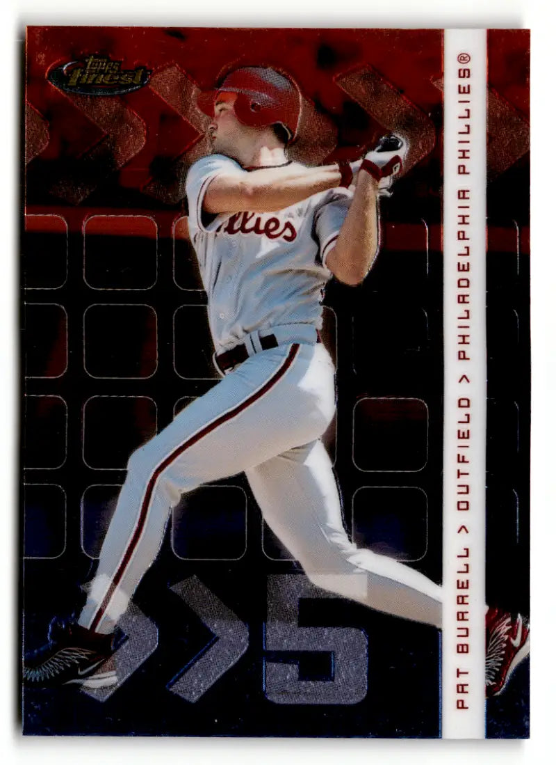 2002 Topps Finest #16 Pat Burrell NM Near Mint Phillies ID:52318