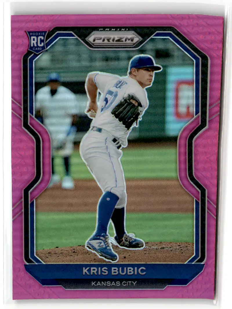 2021 Panini Prizm Pink Prizm #198 Kris Bubic NM-MT Royals ID:52395