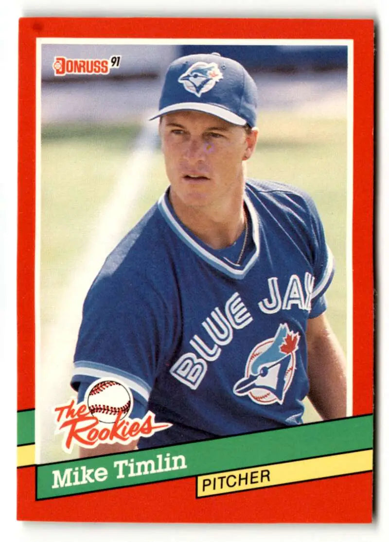 1991 Donruss The Rookies #27 Mike Timlin Toronto Blue Jays Baseball ID:52412
