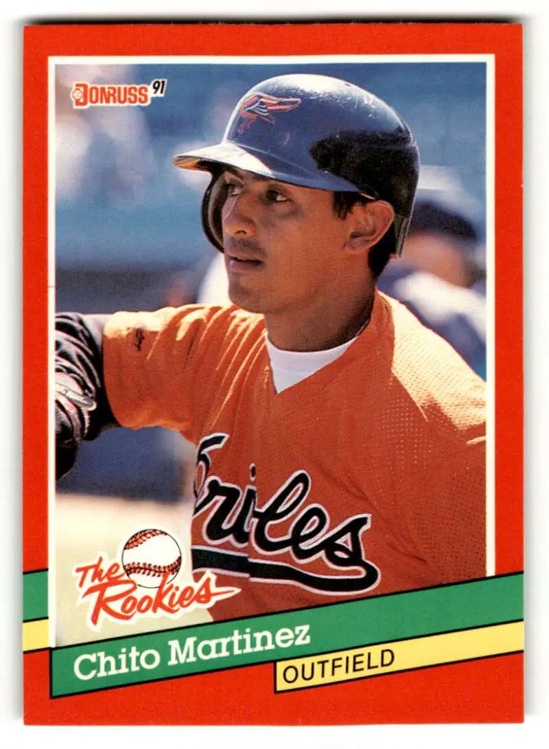 1991 Donruss The Rookies #54 Chito Martinez Baltimore Orioles Baseba ID:52425