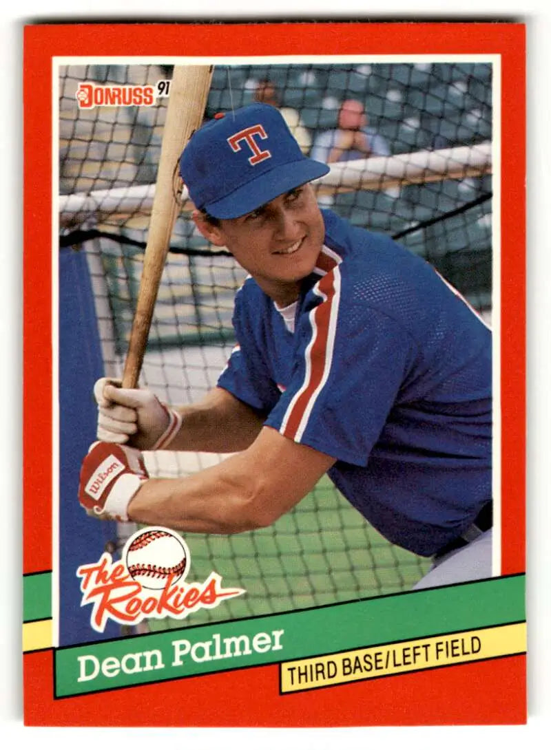 1991 Donruss The Rookies #48 Dean Palmer Texas Rangers Baseball Card ID:52452