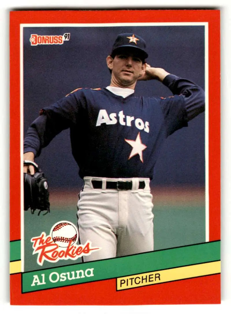 1991 Donruss The Rookies #52 Al Osuna Houston Astros Baseball Cards ID:52456