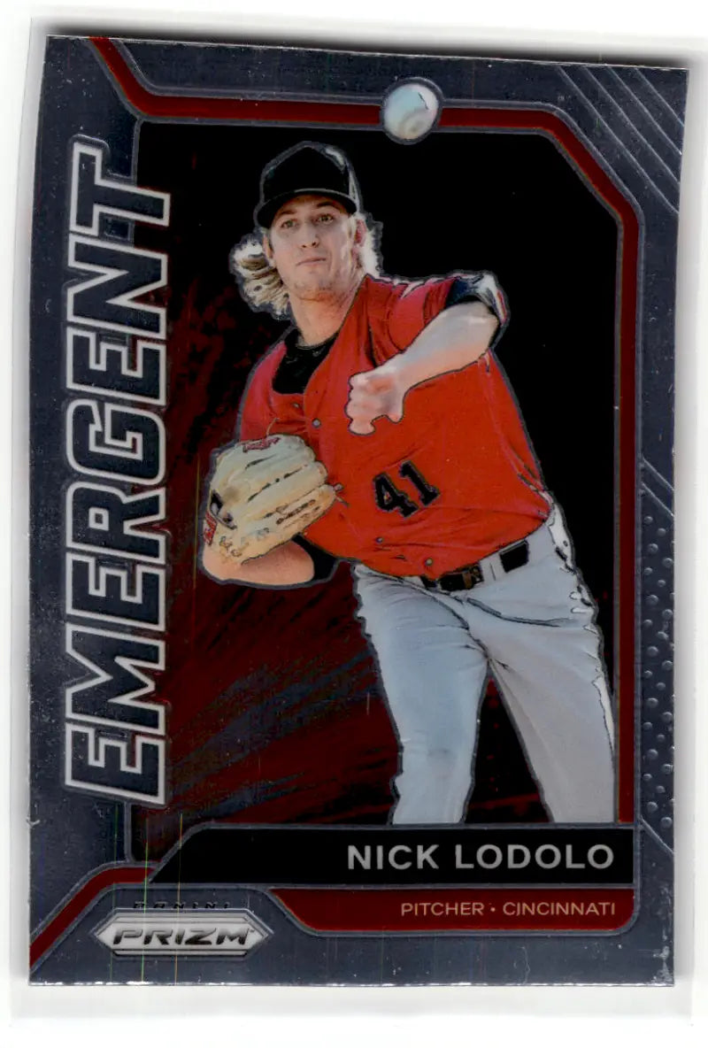 2021 Panini Prizm Emergent #14 Nick Lodolo EX/NM Reds ID:52460