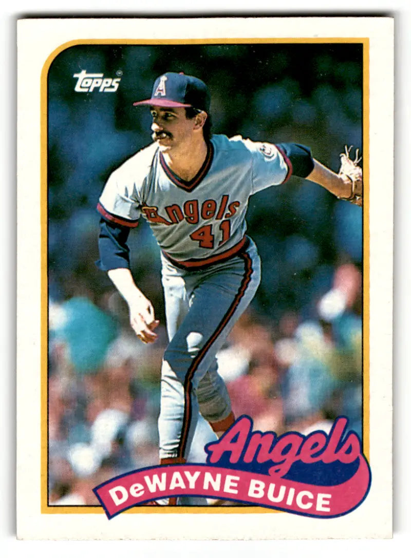 1989 Topps #147 De Wayne Buice NM Near Mint Angels