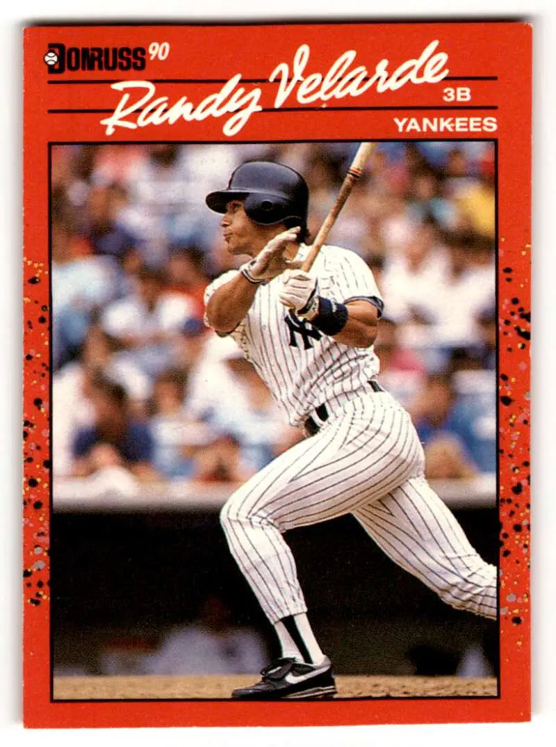 1990 Donruss #630 Randy Velarde New York Yankees Baseball Cards ID:52768