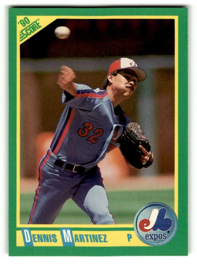 1990 Score #47 Dennis Martinez Montreal Expos Baseball Cards ID:52778