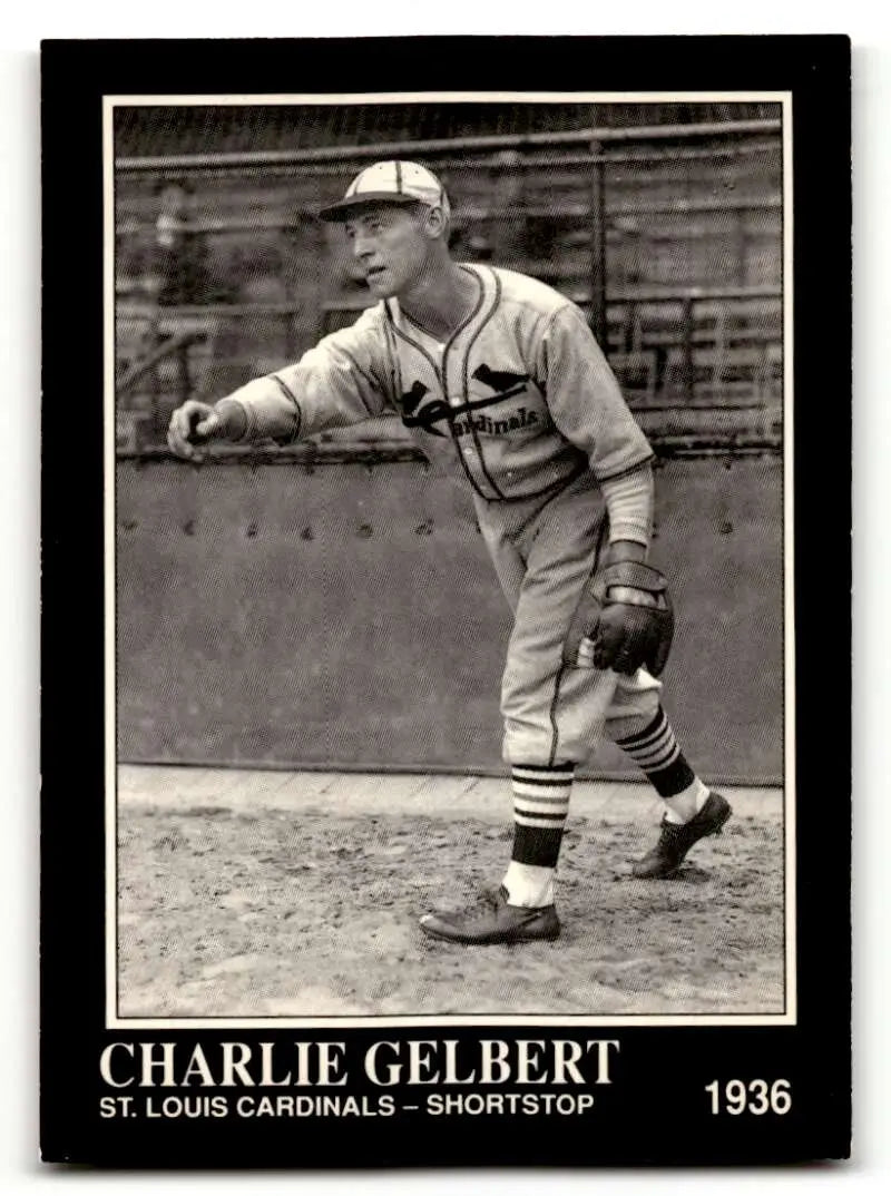 1991 Conlon Collection TSN #70 Charlie Gelbert St. Louis Cardinals B ID:52860