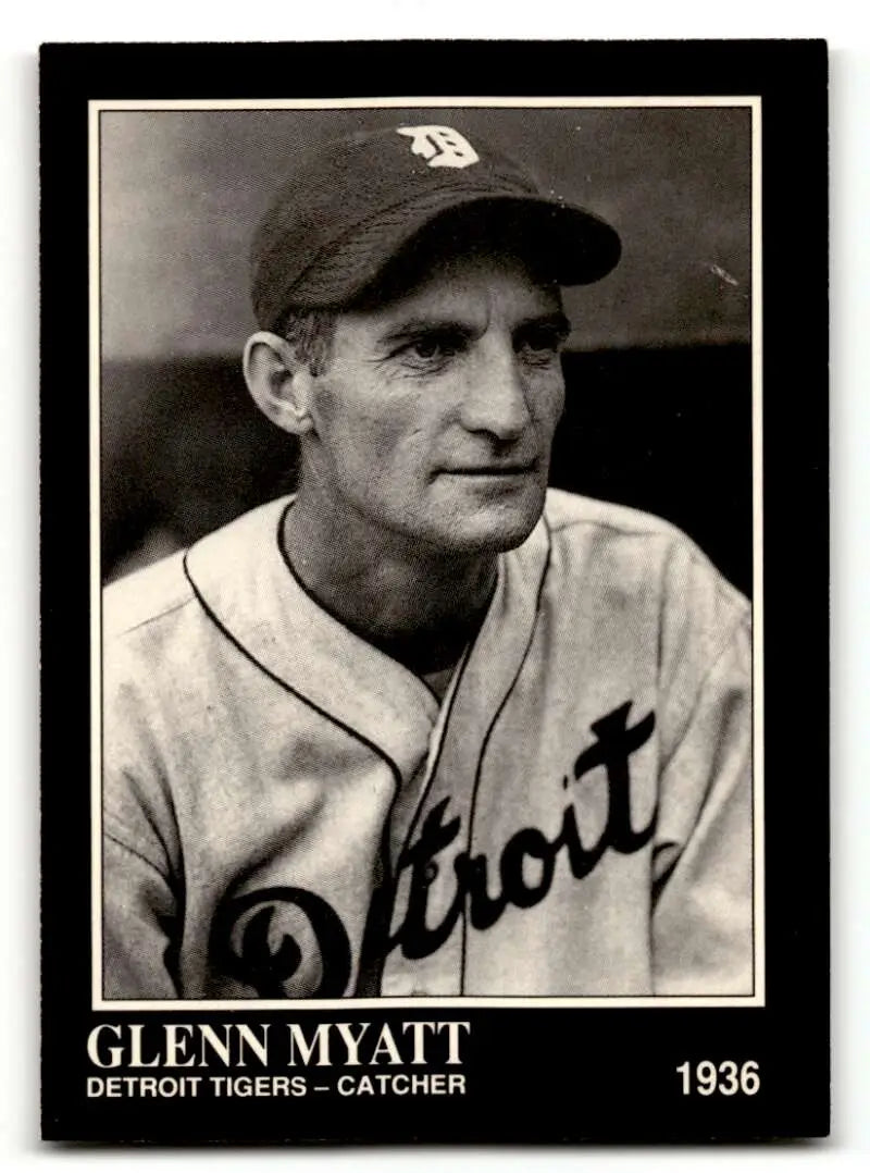 1991 Conlon Collection TSN #187 Glenn Myatt Detroit Tigers Baseball ID:52881