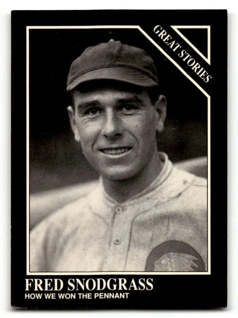 1991 Conlon Collection TSN #168 Fred Snodgrass Boston Braves Basebal ID:52947
