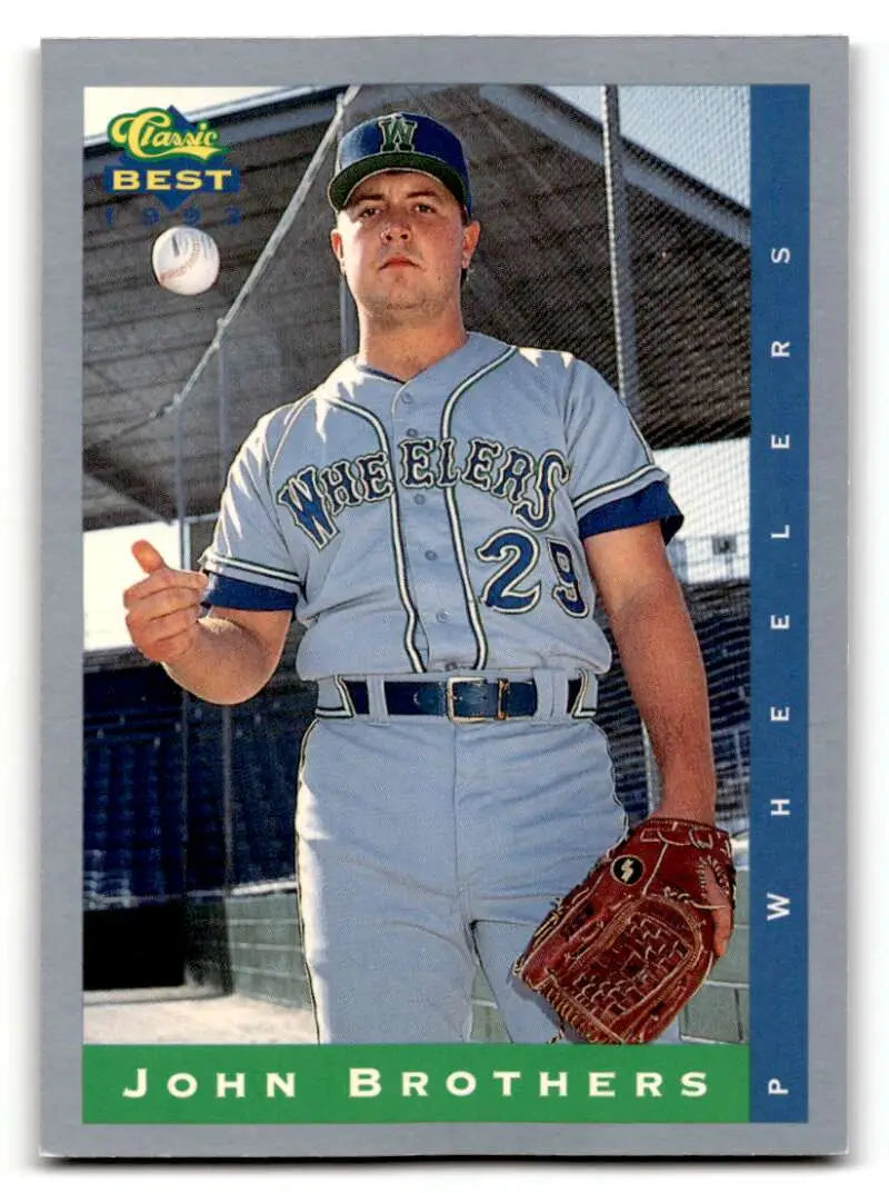1993 Classic Best #159 John Brothers Charleston Wheelers Baseball Ca ID:53093