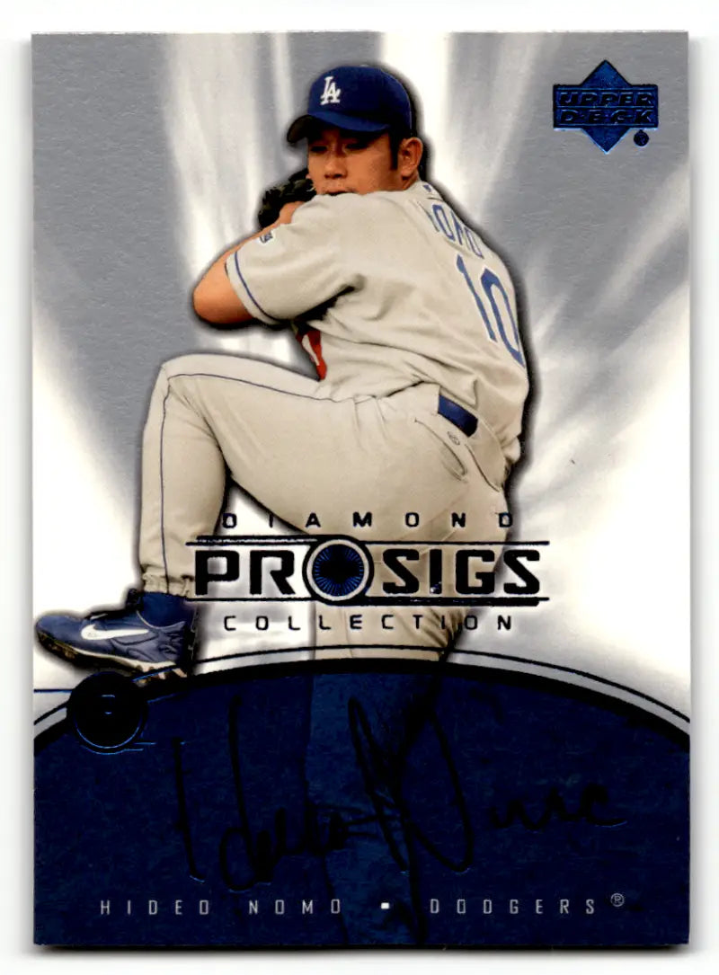 2004 Upper Deck Diamond Collection Pro Sigs Hideo Nomo Los Angeles Dodgers #12