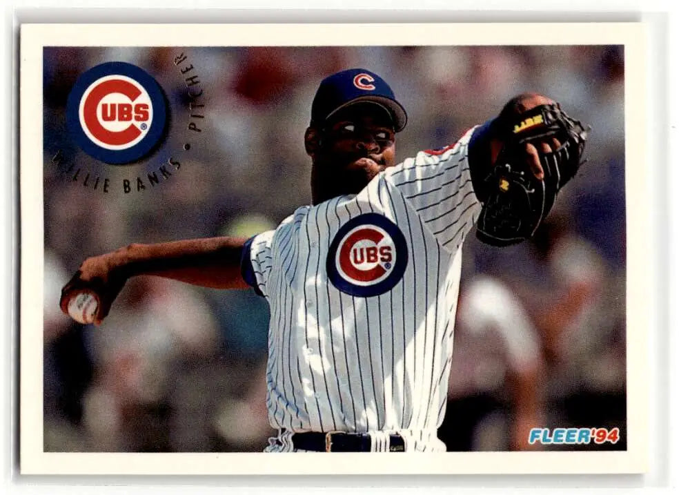 1994 Fleer Update #U106 Willie Banks Chicago Cubs Baseball Cards ID:53142