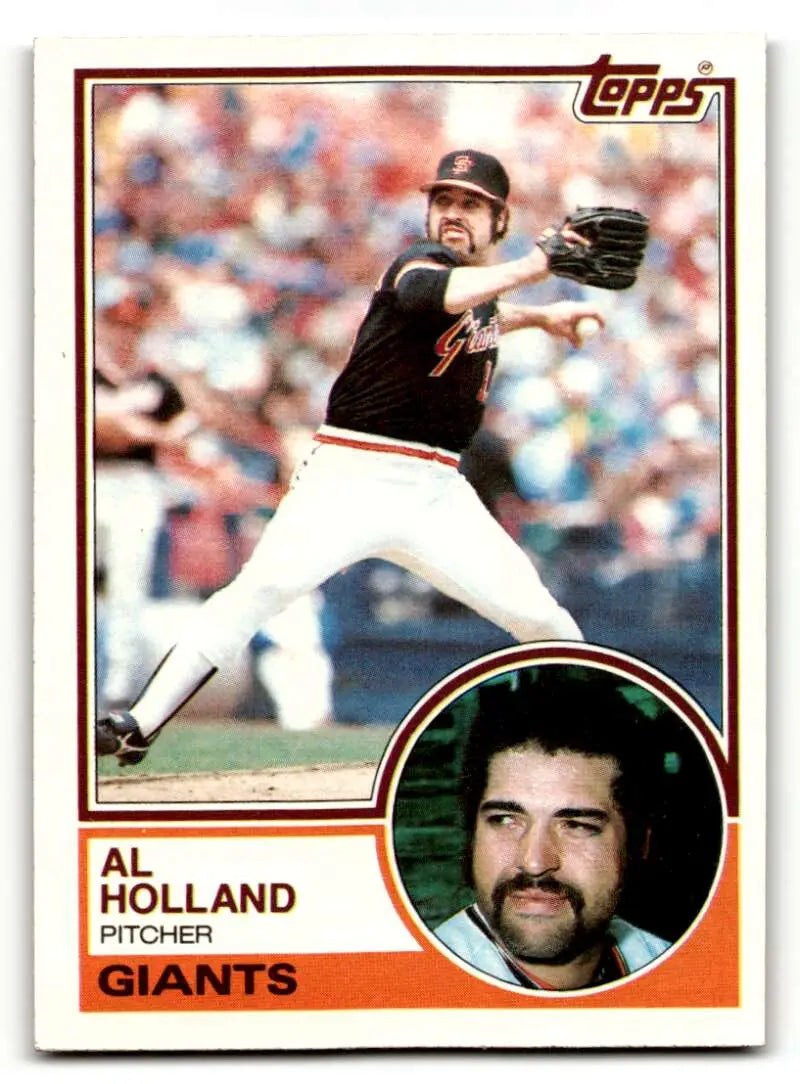 1983 Topps #58 Al Holland San Francisco Giants Baseball Cards NM Nea ID:53412