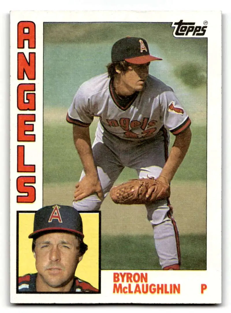 1984 Topps #442 Byron McLaughlin California Angels Baseball Cards NM ID:53427