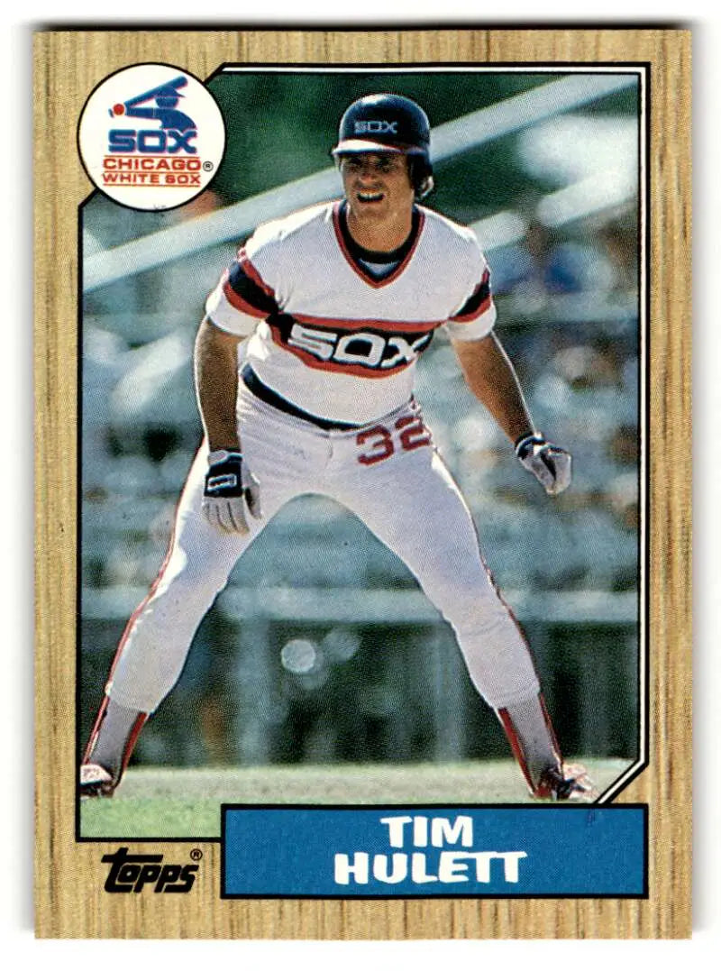 1987 Topps #566 Tim Hulett Chicago White Sox Baseball Cards EX/NM ID:53451