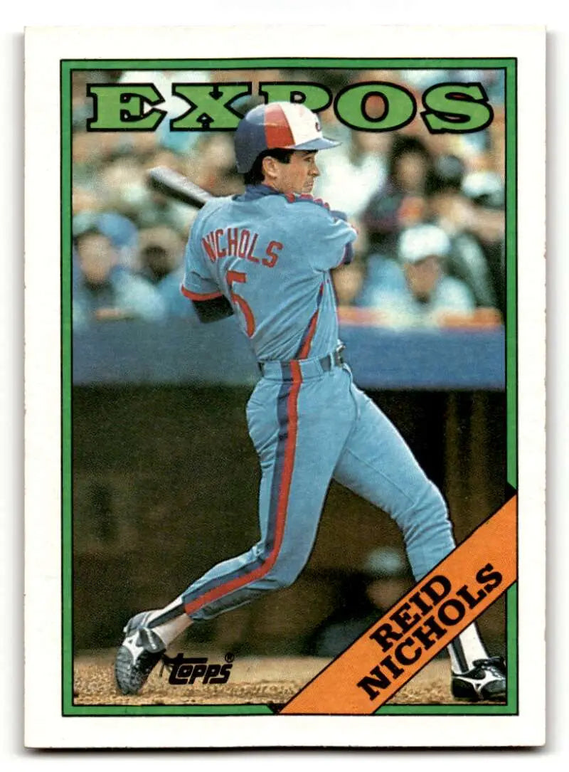 1988 Topps #748 Reid Nichols Montreal Expos Baseball Cards EX/NM ID:53515