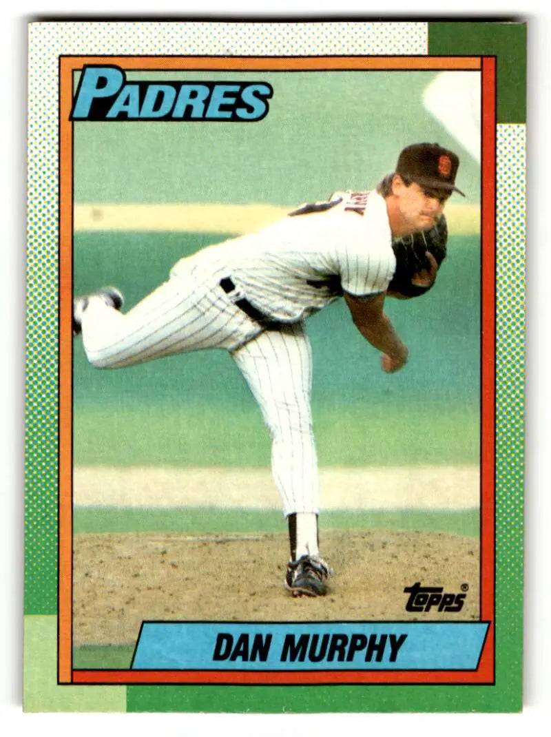 1990 Topps #649 Dan Murphy San Diego Padres Baseball Cards EX/NM ID:53550