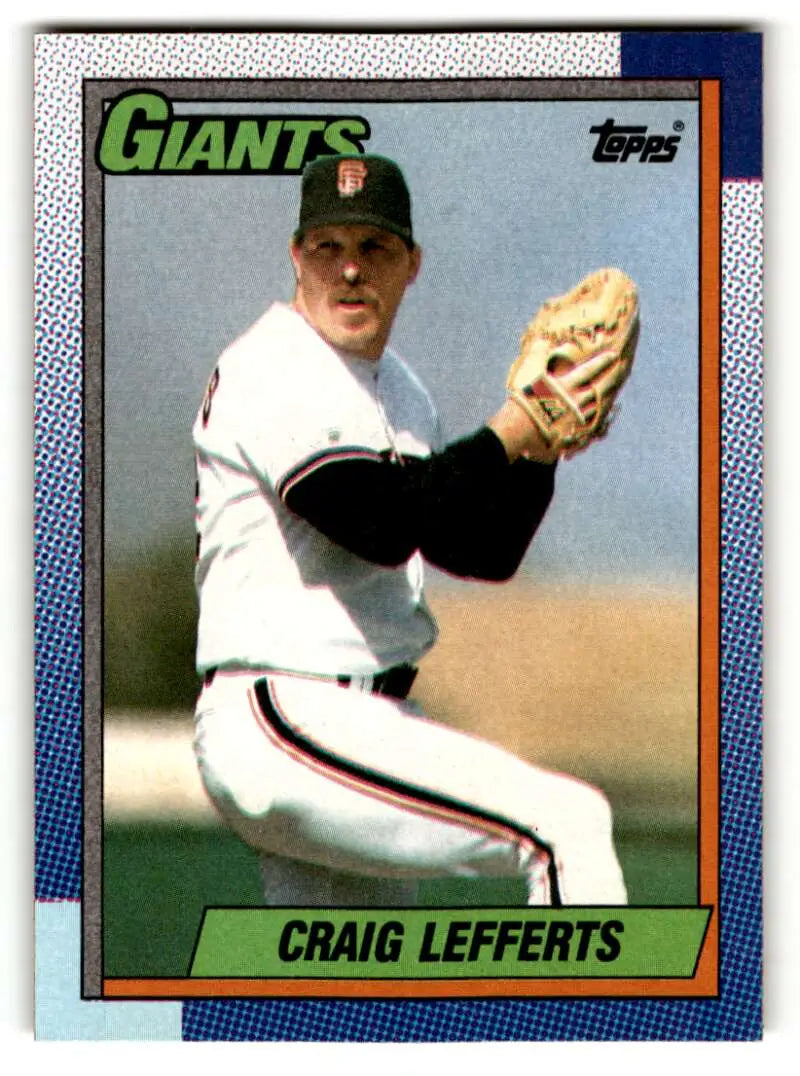 1990 Topps #158 Craig Lefferts San Francisco Giants Baseball Cards E ID:53627