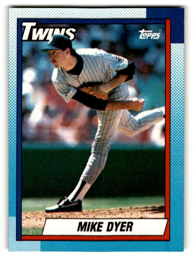 1990 Topps #576 Mike Dyer Minnesota Twins Baseball Cards EX/NM ID:53745