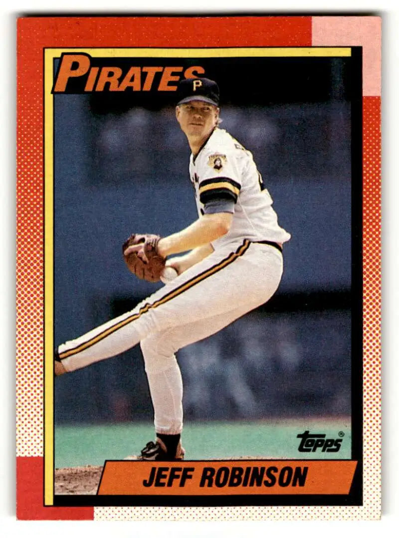 1990 Topps #723 Jeff Robinson Pittsburgh Pirates Baseball Cards EX/N ID:53758