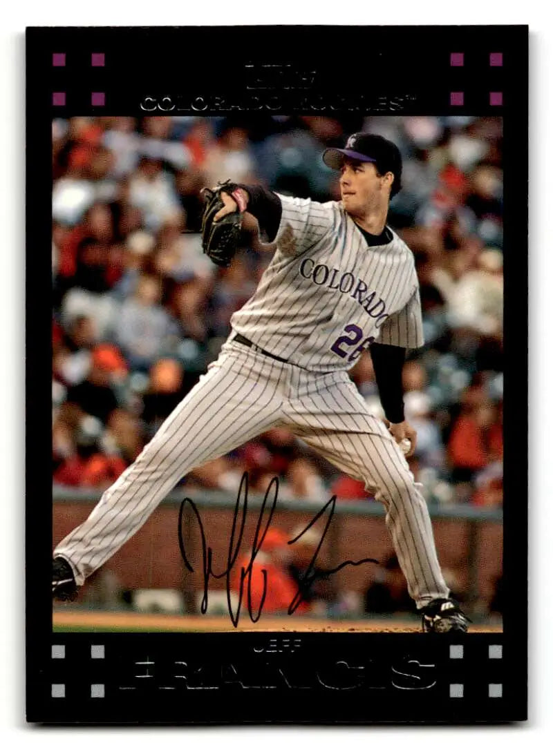 2007 Topps #223 Jeff Francis Colorado Rockies Baseball Cards NM Near ID:53871
