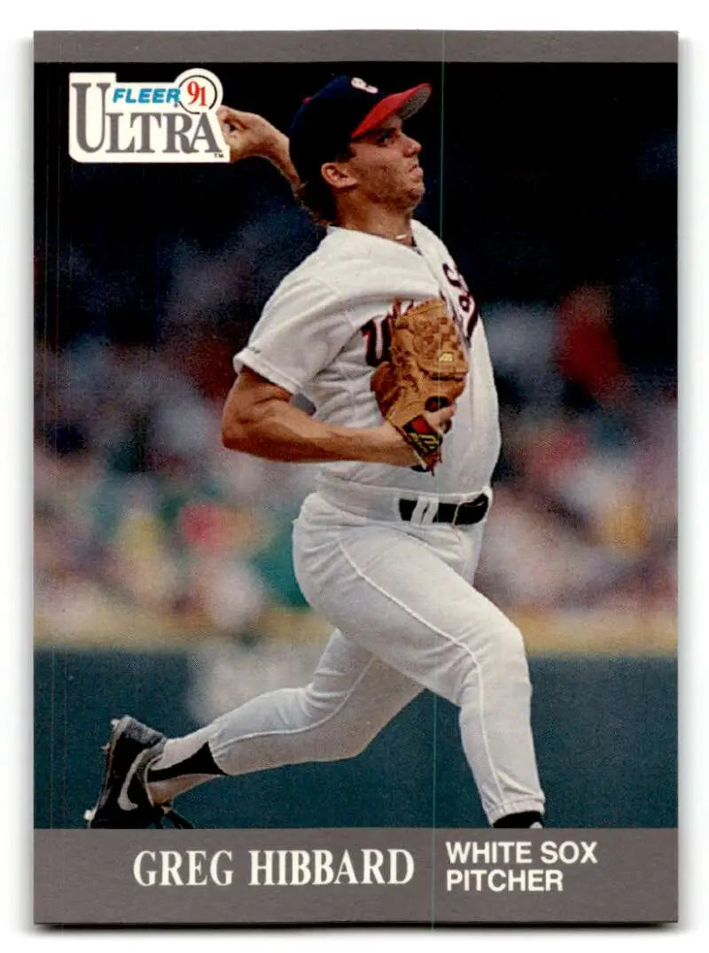 1991 Ultra #75 Greg Hibbard Chicago White Sox Baseball Cards EX/NM ID:53994