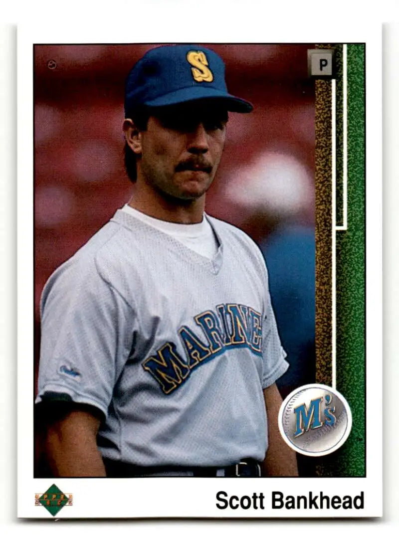 1989 Upper Deck #316 Scott Bankhead Seattle Mariners Baseball Cards ID:54118