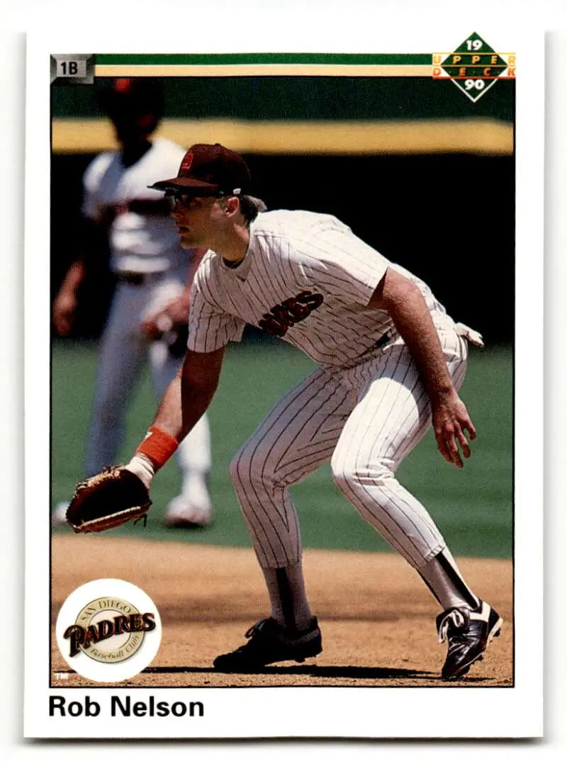 1990 Upper Deck #51 Rob Nelson San Diego Padres Baseball Cards EX/NM ID:54152