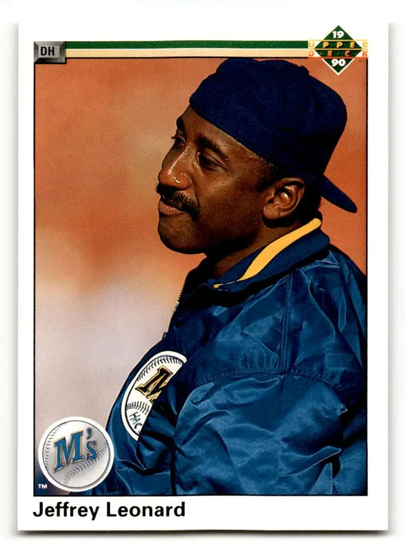 1990 Upper Deck #331 Jeffrey Leonard Seattle Mariners Baseball Cards ID:54162