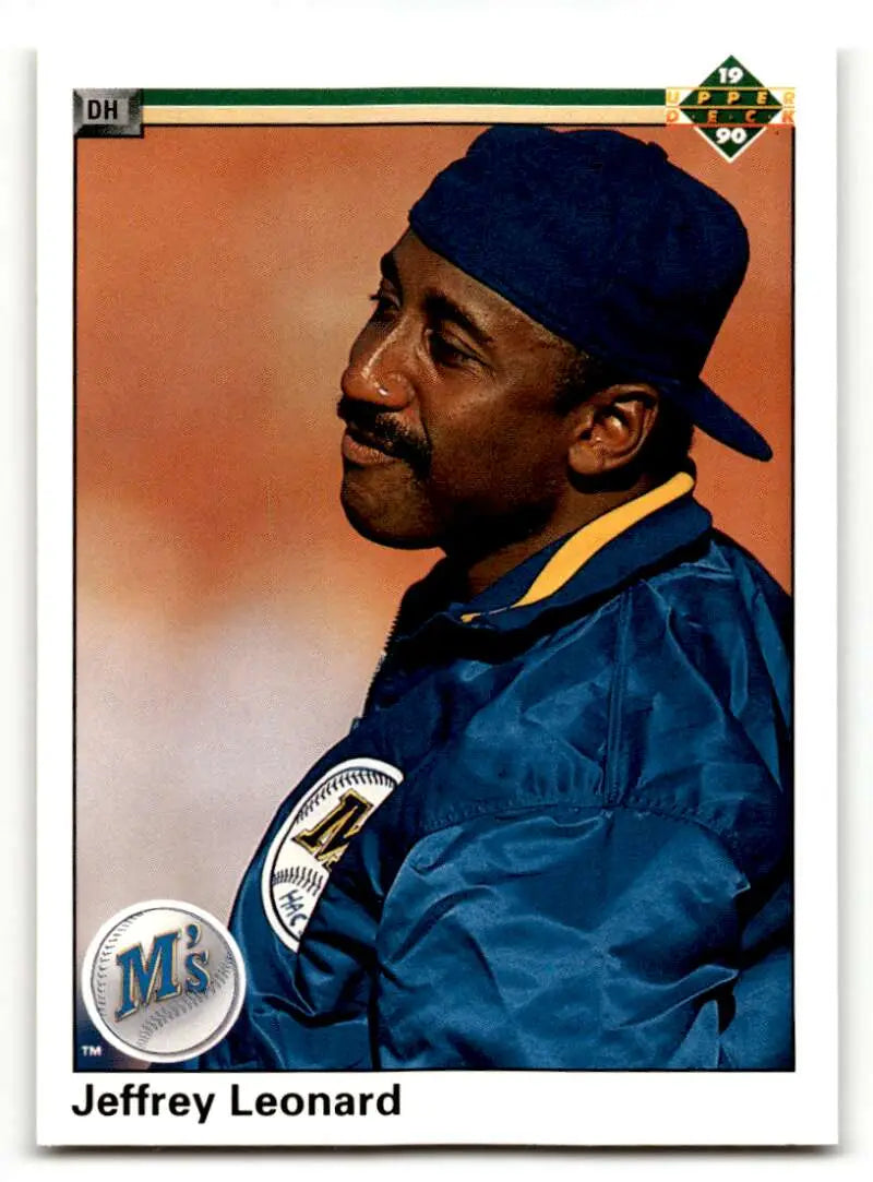1990 Upper Deck #331 Jeffrey Leonard Seattle Mariners Baseball Cards ID:54163
