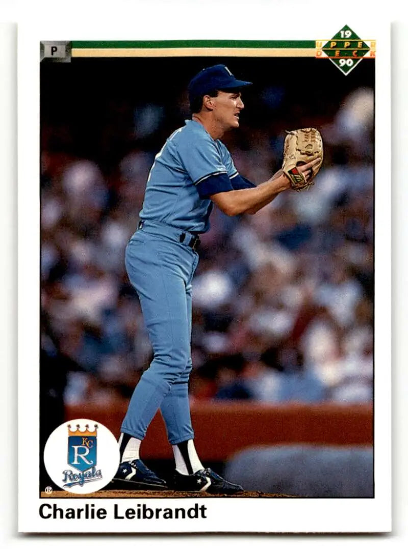 1990 Upper Deck #658 Charlie Leibrandt Kansas City Royals Baseball C ID:54205