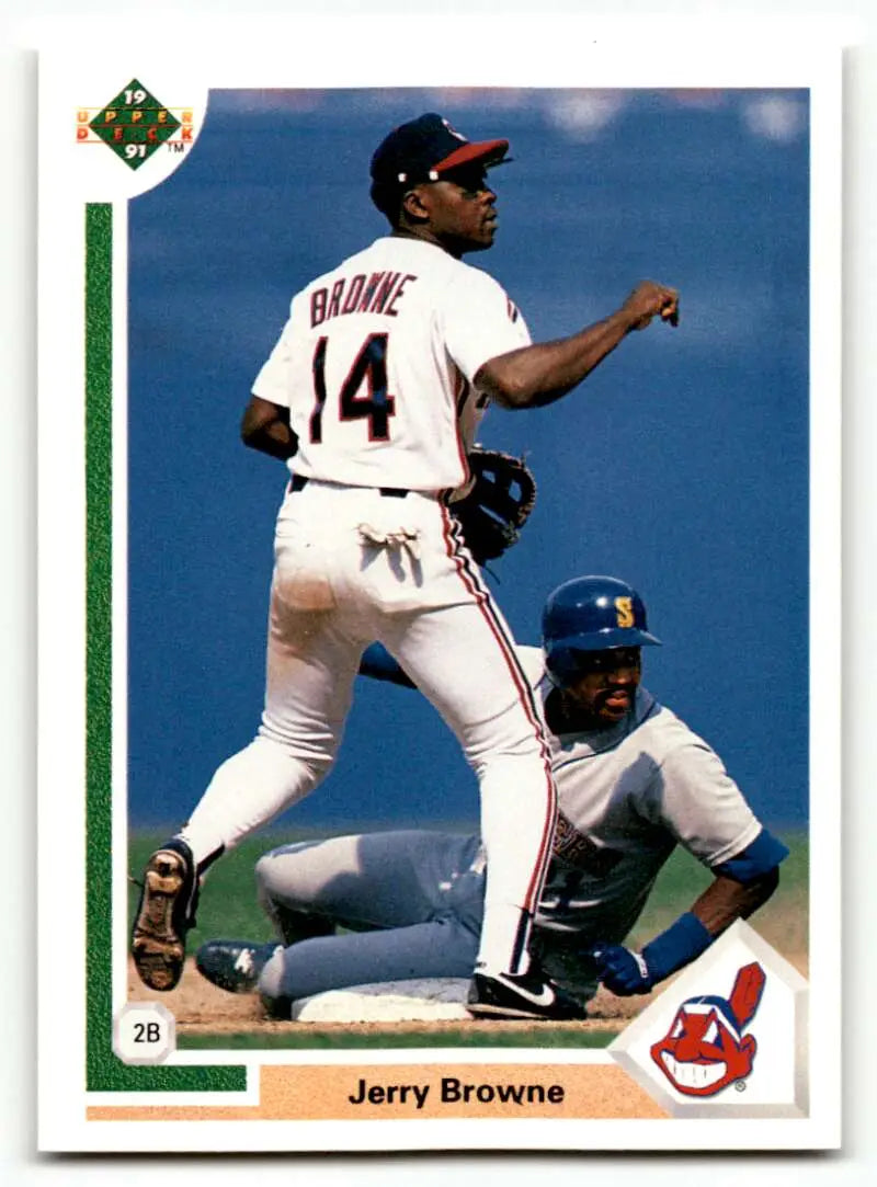 1991 Upper Deck #116 Jerry Browne Cleveland Indians Baseball Cards N ID:54278