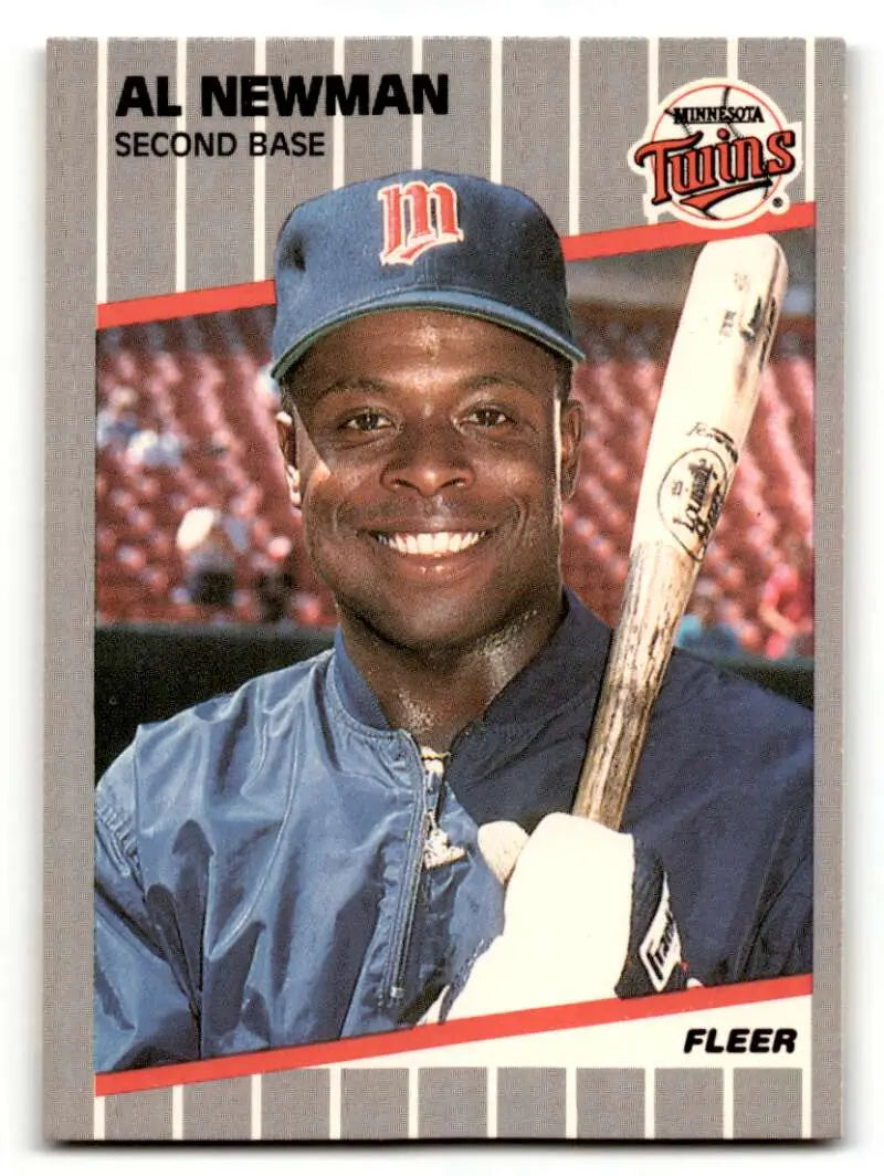 1989 Fleer #122 Al Newman Minnesota Twins Baseball Cards NM Near Min ID:54366